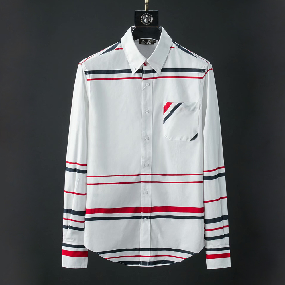 100% Cotton Men Long Sleeve Mens Slim Fit Dress Shirt Male Lrregular Stripes Casual Shirts Dy2200 J3el, White
100% Cotton Men Long Sleeve Mens Slim Fit Dress Shirt Male Lrregular Stripes Casual Shirts Dy2200 J3el, White