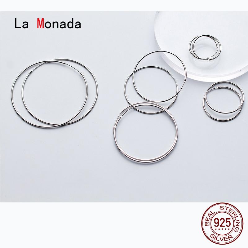 Hoop & Huggie La Monada Earrings For Women Silver 925 Fine Jewelry Big Circle Design Sterling
Hoop & Huggie La Monada Earrings For Women Silver 925 Fine Jewelry Big Circle Design Sterling