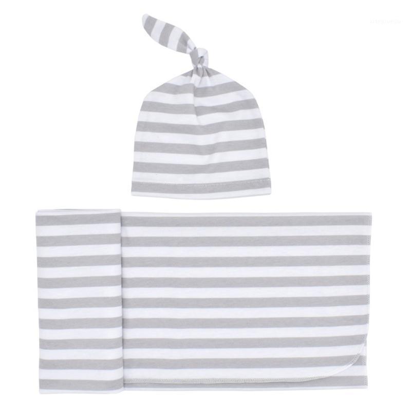 2pcs Infant Fashion Striped Baby Clothes Set Beanie Bathing Wrapping Newborn Sleeping Home Soft Swaddle Blanket Cute Bedding1, Grey
2pcs Infant Fashion Striped Baby Clothes Set Beanie Bathing Wrapping Newborn Sleeping Home Soft Swaddle Blanket Cute Bedding1, Grey