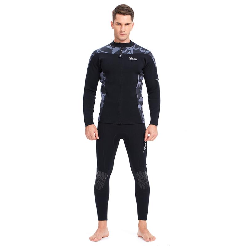 Front Zipper Neoprene 2MM Two Pieces Man Diving Wetsuit For Surfing And Spearfishing Knee Protection Black Swimsuit YW6001
Front Zipper Neoprene 2MM Two Pieces Man Diving Wetsuit For Surfing And Spearfishing Knee Protection Black Swimsuit YW6001