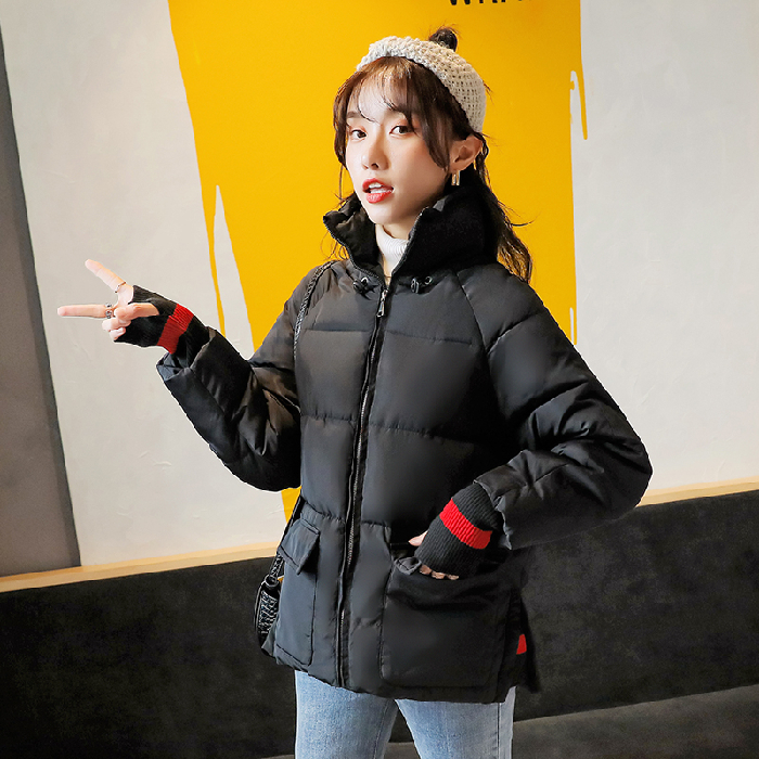 autumn and winter down jacket female loose ultra short coat firecotton-padded clothes fashion studen 201127