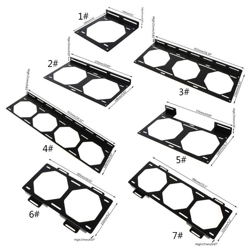 Fan Bracket 240 Radiator Mounting Bracket Water Cooler for 12/14CM Fan Holder External Computer Case Heatsink Gadget Accessories
Fan Bracket 240 Radiator Mounting Bracket Water Cooler for 12/14CM Fan Holder External Computer Case Heatsink Gadget Accessories