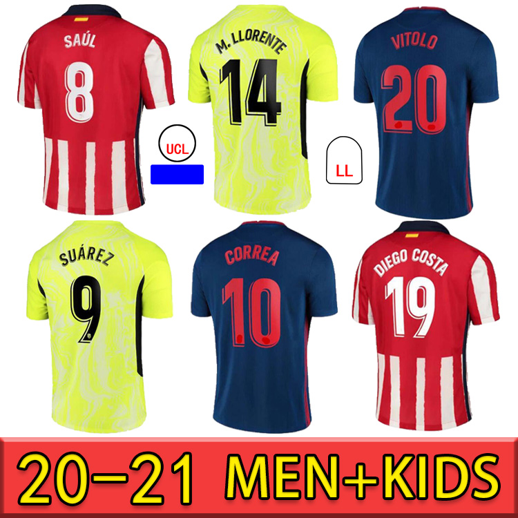 2020 Atletico Soccer Jerseys JOAO FELIX SUAREZ KOKE Hombres Madrid Niños camisetas de fútbol Training POLO fooball shirt, Third
2020 Atletico Soccer Jerseys JOAO FELIX SUAREZ KOKE Hombres Madrid Niños camisetas de fútbol Training POLO fooball shirt, Third