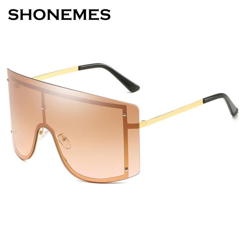 New Fashion Oversized Sunglasses Rimless Women Men Gradient Sun Glasses Vintage Design Female Metal Frame Big Eyeglasses
New Fashion Oversized Sunglasses Rimless Women Men Gradient Sun Glasses Vintage Design Female Metal Frame Big Eyeglasses