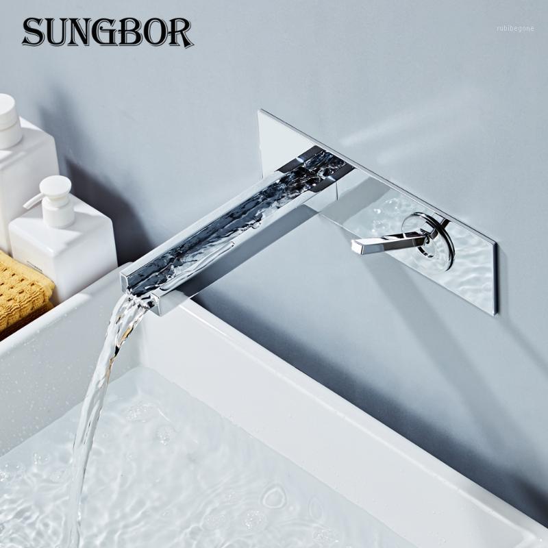 Wall Mounted Brass Waterfall Basin Faucet Chrome Bathroom Faucet Basin Sink Tap Hot Cold Water Mixer Tap robinet salle de bain1
Wall Mounted Brass Waterfall Basin Faucet Chrome Bathroom Faucet Basin Sink Tap Hot Cold Water Mixer Tap robinet salle de bain1