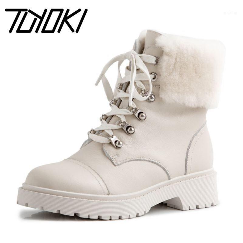 Tuyoki Women Flat Heel Ankle Boots Real Leather Plush Fur Warm Women Winter Shoes Fashion Short Boots Footwear Size 34-401, White
Tuyoki Women Flat Heel Ankle Boots Real Leather Plush Fur Warm Women Winter Shoes Fashion Short Boots Footwear Size 34-401, White