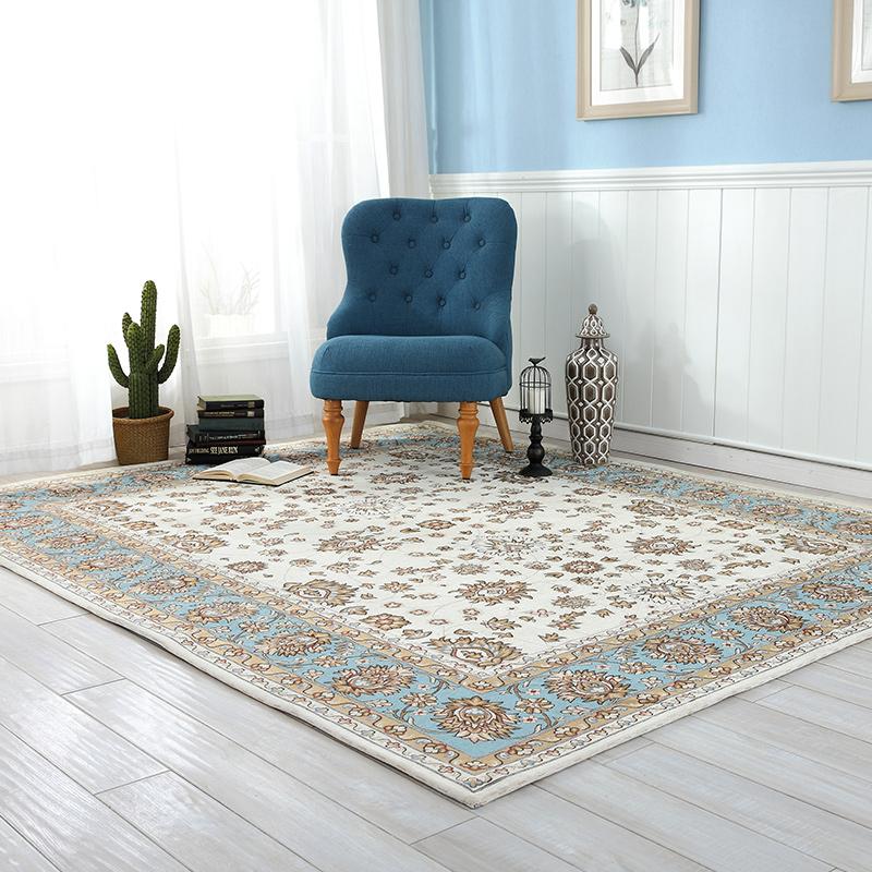 Persian Style Blue Carpets For Living Room Bedroom Large Flower Area Rugs Non-Slip Bath Door Mat Floor Kitchen Hallway Europe
Persian Style Blue Carpets For Living Room Bedroom Large Flower Area Rugs Non-Slip Bath Door Mat Floor Kitchen Hallway Europe