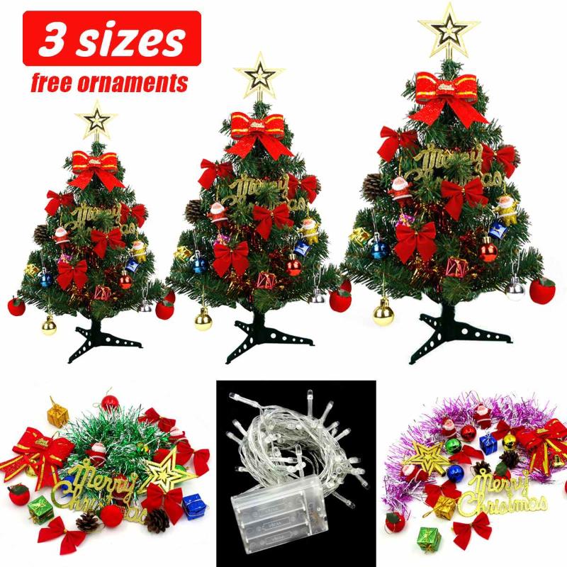 30/45/60cm PVC Mini Christmas Tree With 23 pcs Christmas Tree Decoration Accessories + Xmas Light String For Home Dec
30/45/60cm PVC Mini Christmas Tree With 23 pcs Christmas Tree Decoration Accessories + Xmas Light String For Home Dec