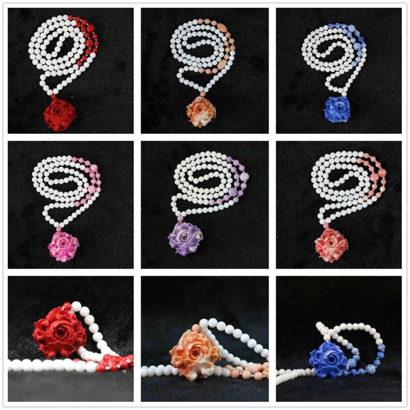HOT!! white shell 6mm round beads with 24x37mm colorful flower pendant women jewelry handmade nacklace Free shipping 28" B968
HOT!! white shell 6mm round beads with 24x37mm colorful flower pendant women jewelry handmade nacklace Free shipping 28" B968