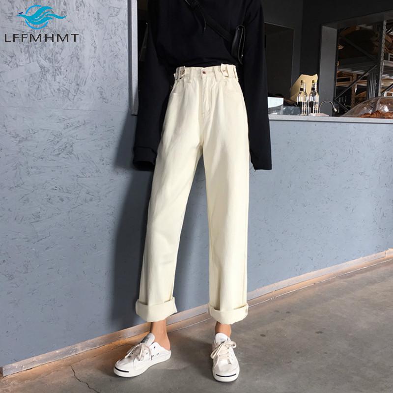 Women Korean Style High Waist Casual Loose Solid Color Denim Pant Office Lady Vintage Simple Straight Jeans Student Wild Trouser, Beige
Women Korean Style High Waist Casual Loose Solid Color Denim Pant Office Lady Vintage Simple Straight Jeans Student Wild Trouser, Beige