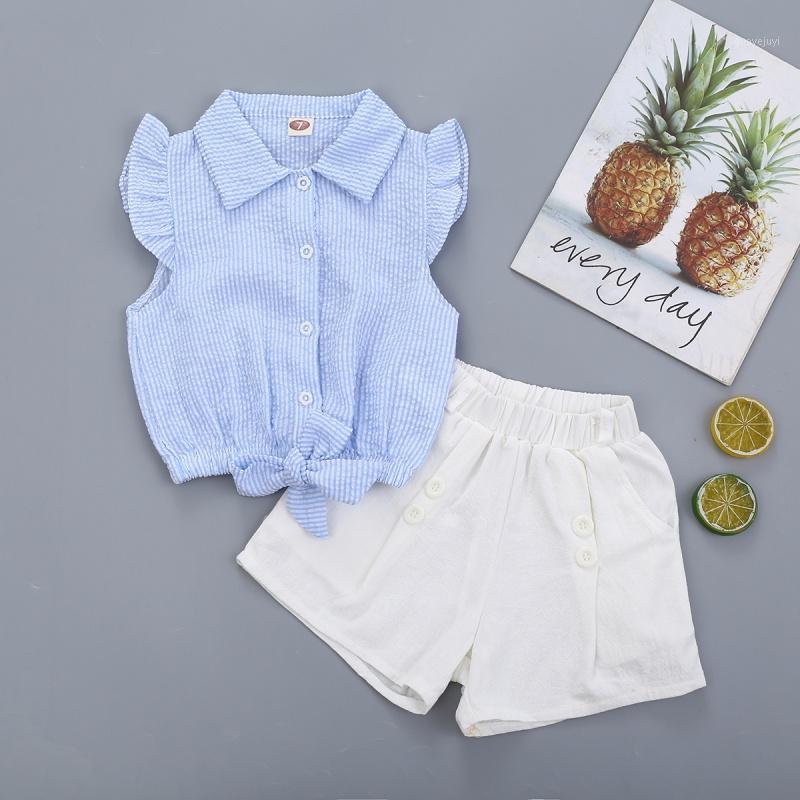 HIgh Quality Summer New Girl Suit Baby Cute Clothes Set Girl Baby Flying Sleeves Bow Shirt + Shorts Two-piece Set1, Blue
HIgh Quality Summer New Girl Suit Baby Cute Clothes Set Girl Baby Flying Sleeves Bow Shirt + Shorts Two-piece Set1, Blue