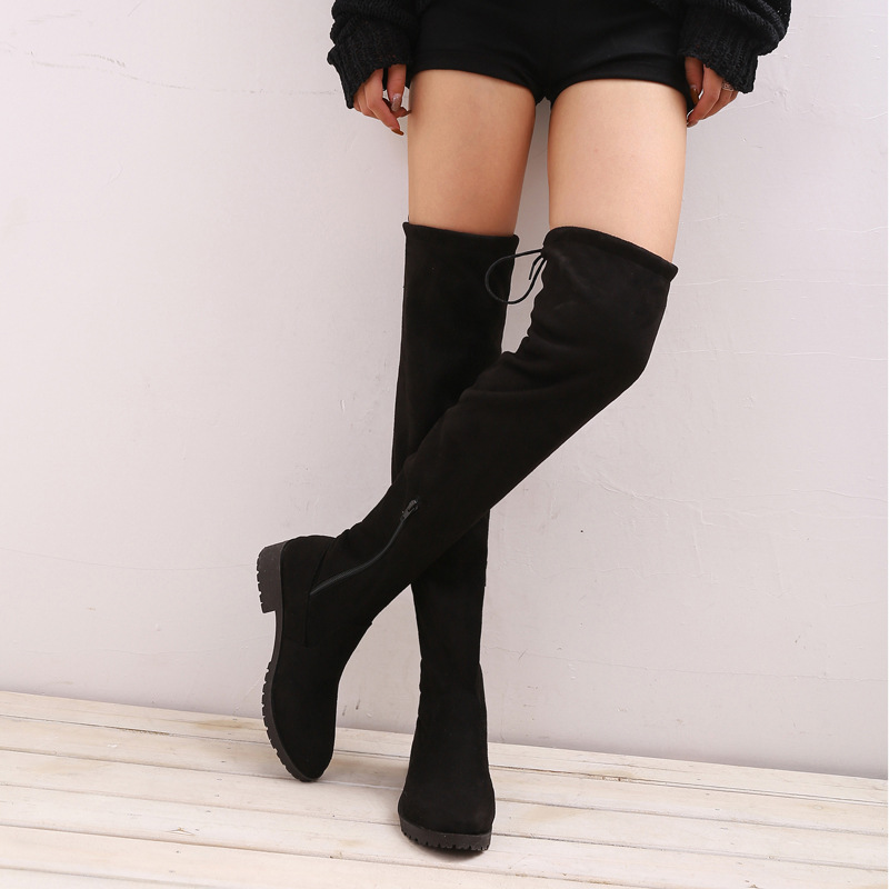 2020 Women Fashion Boots Winter Over The Knee Heels Quality Suede Long Comfort Square Botines Mujer Thigh High Boots Women, Black
2020 Women Fashion Boots Winter Over The Knee Heels Quality Suede Long Comfort Square Botines Mujer Thigh High Boots Women, Black