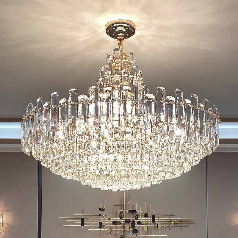 Led Modern Luxury Hanging Crystal Ceiling Chandelier Light Lamp Lustre Suspension Luminaire Duplex Building Living Room Dinning
Led Modern Luxury Hanging Crystal Ceiling Chandelier Light Lamp Lustre Suspension Luminaire Duplex Building Living Room Dinning