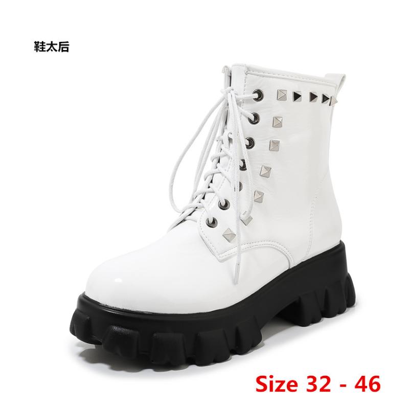 Mid Calf Boots Women Winter Autumn Low Heel Thick Short Woman Motorcycle Shoes Small Big Size 32 - 46, White summer mesh
Mid Calf Boots Women Winter Autumn Low Heel Thick Short Woman Motorcycle Shoes Small Big Size 32 - 46, White summer mesh
