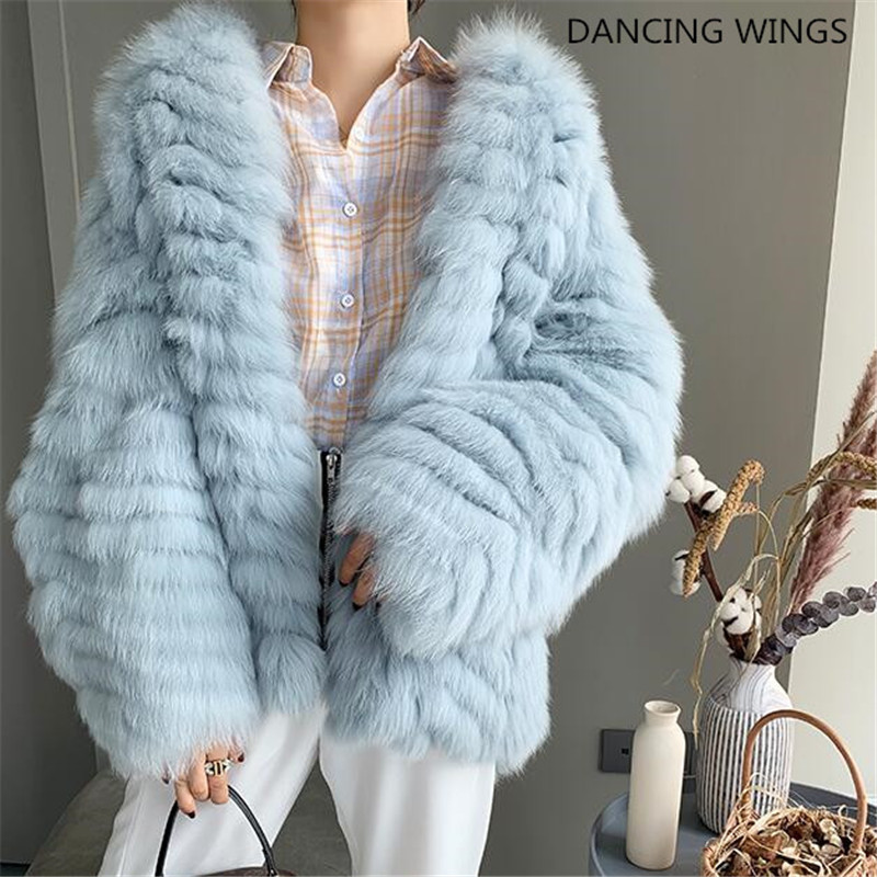 abrigos mujer invierno winter real fox fur coat women fur jacket short coat 201103