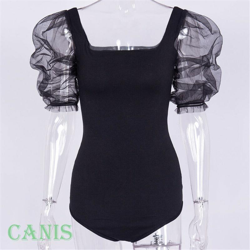 Romper Shirts Strapless Shoulder Women' Sexy Short Sleeve Bodysuit Stretch Ladies Leotard Tops Bodycon Mesh Sleeve Tops Shirt, Black
Romper Shirts Strapless Shoulder Women' Sexy Short Sleeve Bodysuit Stretch Ladies Leotard Tops Bodycon Mesh Sleeve Tops Shirt, Black