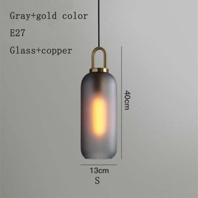 Nordic modern simple glass ball LED E27 lamp pendant lights interior lighting lamps restaurant bedroom stair decoration hanging light