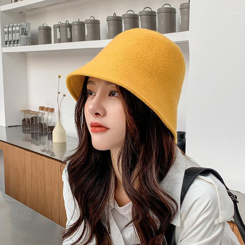 Japanese Literary Style Fisherman's Hat Women Solid Color All Match Knitted Bucket Hat Korean Version of Simple Casual Beanie1, Beige
Japanese Literary Style Fisherman's Hat Women Solid Color All Match Knitted Bucket Hat Korean Version of Simple Casual Beanie1, Beige