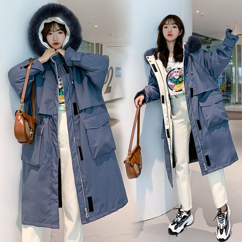 2021 Oversize Wadded Parkas Winter New Long Thicken Women Jacket Korean Loose Large Size Cotton Padded Park Coat Overcoat Y617 N4hb, Black
2021 Oversize Wadded Parkas Winter New Long Thicken Women Jacket Korean Loose Large Size Cotton Padded Park Coat Overcoat Y617 N4hb, Black
