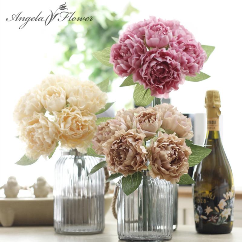 Oil painting Rafi flower Bouqute silk artificial wedding rose flowers 6 heads fake peony for home decoration with leaf HI-Q, Blue
Oil painting Rafi flower Bouqute silk artificial wedding rose flowers 6 heads fake peony for home decoration with leaf HI-Q, Blue