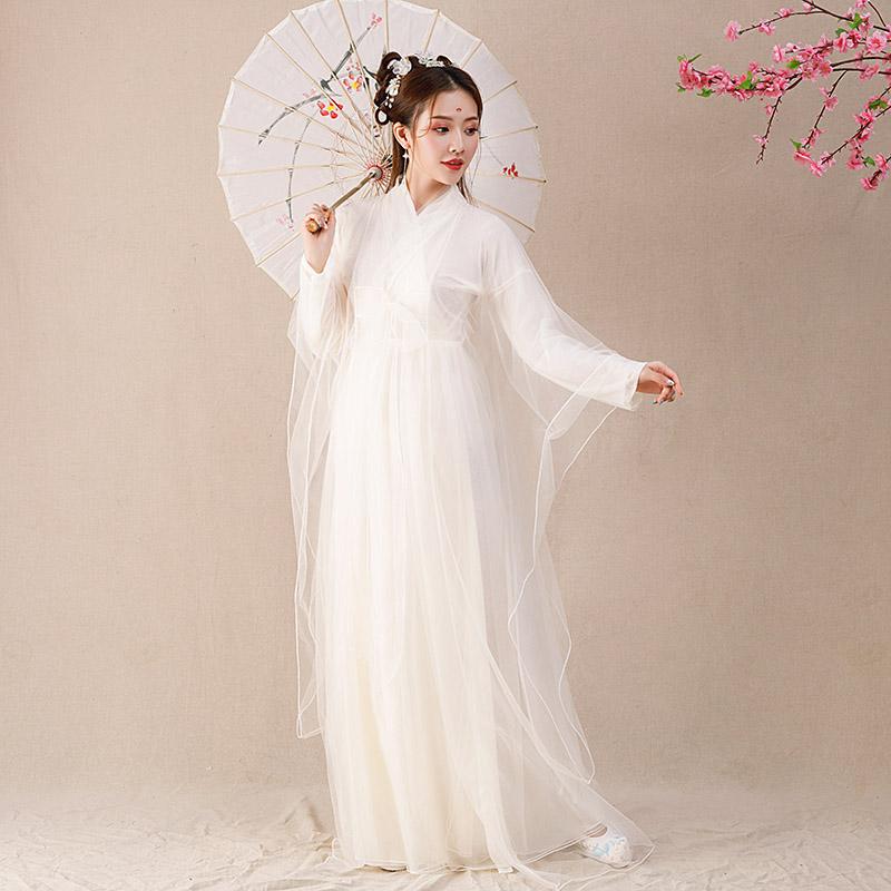 2020 Chinese Traditional Hanfu Costume White Hanfu Dress Fairy Dress Chinese Folk Dance Costumes Festival Outfit SL4157, As picture
2020 Chinese Traditional Hanfu Costume White Hanfu Dress Fairy Dress Chinese Folk Dance Costumes Festival Outfit SL4157, As picture
