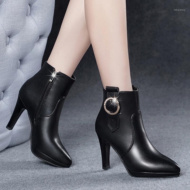 Fashion Winter Boots Women Leather High Heels Zipper Stiletto Heel sexy Ladies Party Solid Color Short Boot Pointed Toe Shoes1, Black
Fashion Winter Boots Women Leather High Heels Zipper Stiletto Heel sexy Ladies Party Solid Color Short Boot Pointed Toe Shoes1, Black