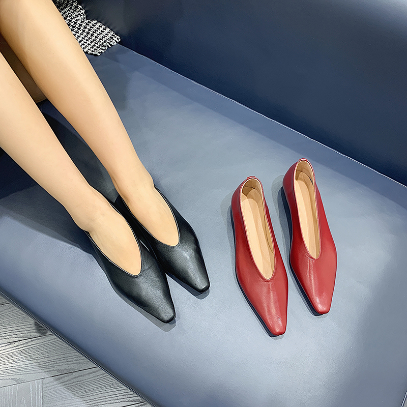 2021 Genuine Women's Pumps Plus Size 22-26cm Pure Colour Small Lambskin Female Internet Shoes H8VV, Black
2021 Genuine Women's Pumps Plus Size 22-26cm Pure Colour Small Lambskin Female Internet Shoes H8VV, Black
