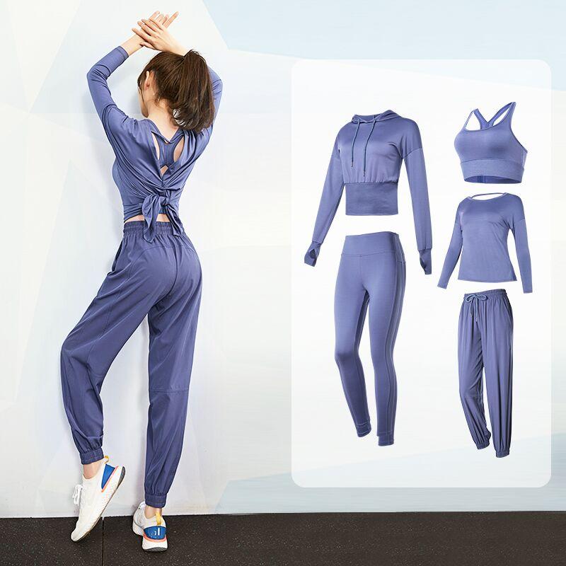 VANSYDICAL 5 Pcs Yoga Set Women Compressed Running Fitness Sports Active Wear for Women Gym Clothing Quick Dry Workout Tracksuit, Tc7759
VANSYDICAL 5 Pcs Yoga Set Women Compressed Running Fitness Sports Active Wear for Women Gym Clothing Quick Dry Workout Tracksuit, Tc7759