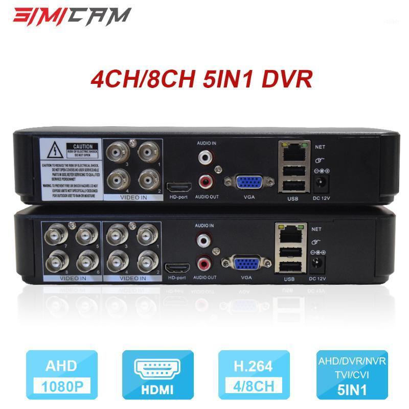 

hybrid dvr nvr 4CH 8CH h.265x video recorder 5IN1 for Analog AHD Camera 5MP ip camera mini dvr nvr Onvif video surveillance1
