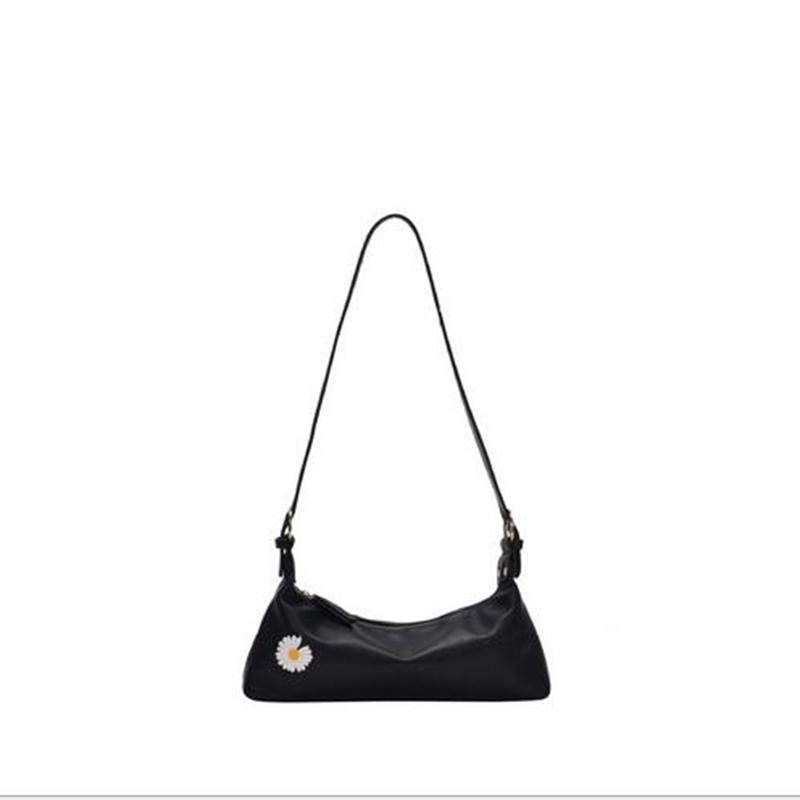 Seasonal Trend Women's Bag 2021 New Fashion Simple Underarm Bag Portable Shoulder Small Fresh Temperament Soft Leather Totes, Black
Seasonal Trend Women's Bag 2021 New Fashion Simple Underarm Bag Portable Shoulder Small Fresh Temperament Soft Leather Totes, Black