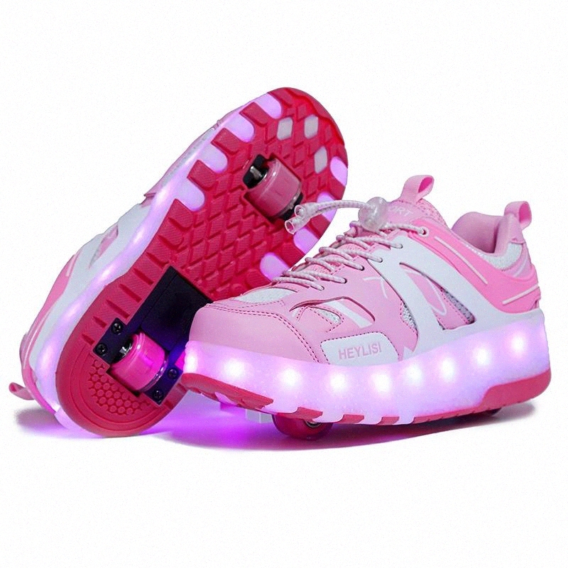 Kids USB Charging Led Glowing Roller Shoes for Toddler Girl Boy Children Light up Sneakers with on Double Wheels for Boys Girls #H91W
Kids USB Charging Led Glowing Roller Shoes for Toddler Girl Boy Children Light up Sneakers with on Double Wheels for Boys Girls #H91W