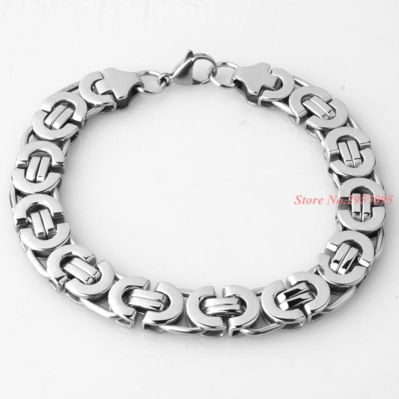 11mm/8mm/6mm Men Bracelets Jewelry Punk Retro Byzantine Style Stainless Steel Bracelet Chains&Links Cool Party Gift
11mm/8mm/6mm Men Bracelets Jewelry Punk Retro Byzantine Style Stainless Steel Bracelet Chains&Links Cool Party Gift