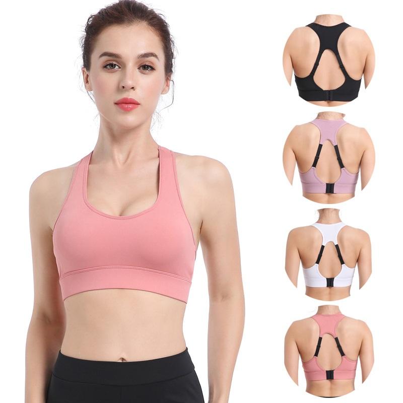 Women Sports Bra Adjustable Back Buckle Push Up Yoga Underwear Gym Bra Fitness Workout Crop Top, Lotus root pink
Women Sports Bra Adjustable Back Buckle Push Up Yoga Underwear Gym Bra Fitness Workout Crop Top, Lotus root pink