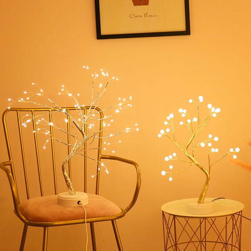 LED Night Light Mini Christmas Tree Copper Wire Garland Lamp For Home Kids Bedroom Decor Fairy Lights Luminary Holiday lighting
LED Night Light Mini Christmas Tree Copper Wire Garland Lamp For Home Kids Bedroom Decor Fairy Lights Luminary Holiday lighting