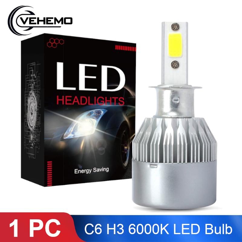 1PC C6 4000LM H3 LED Bulbs Car Lights 6000K White Replacement For Driving Lamp Automotive LED 12V COB Chip Car Bulb
1PC C6 4000LM H3 LED Bulbs Car Lights 6000K White Replacement For Driving Lamp Automotive LED 12V COB Chip Car Bulb
