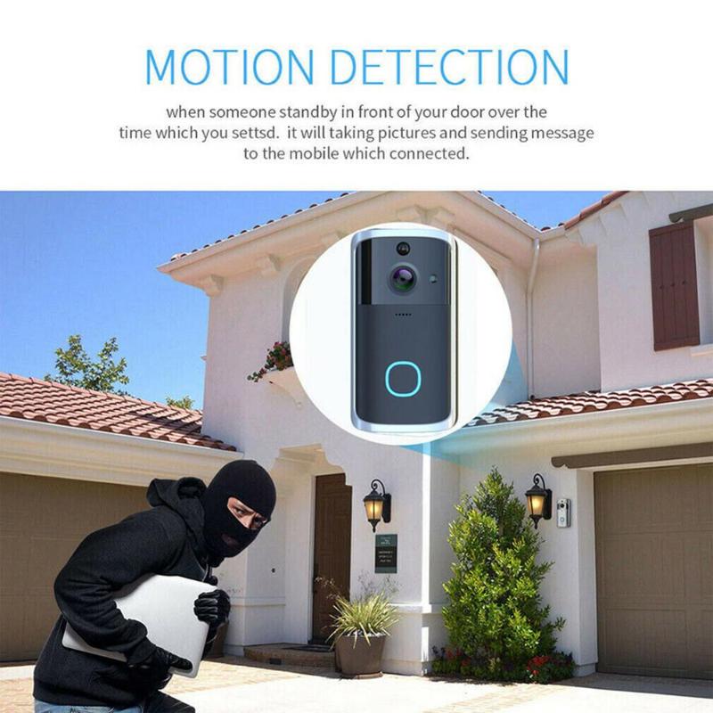 Smart Doorbell HD Camera Wifi Wireless Call Intercom Video-Eye for Apartments Door Bell Ring for Phone Home Security Cameras
