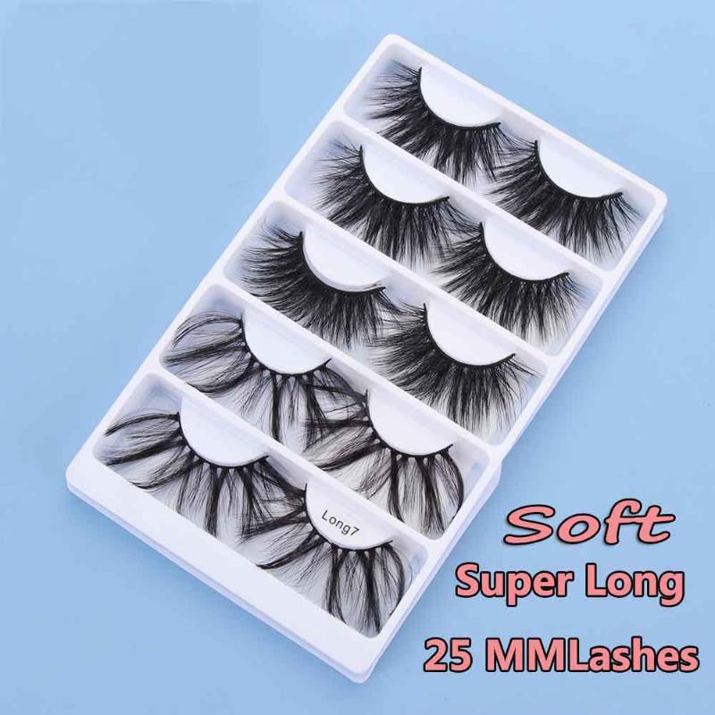 New 5 pairs 25MM 3D mink false eyelashes handmade super long soft fluffy eyelashes false eyelash extension tool
New 5 pairs 25MM 3D mink false eyelashes handmade super long soft fluffy eyelashes false eyelash extension tool