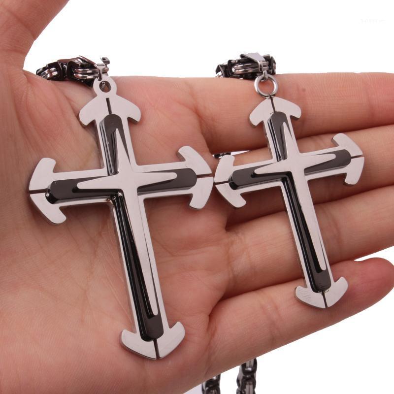 Christian Jesus Cross Pendant Necklaces Thick Link 5mm Byzantine Chain Stainless Steel Men Necklace Jewelry Gift 18-36"1
Christian Jesus Cross Pendant Necklaces Thick Link 5mm Byzantine Chain Stainless Steel Men Necklace Jewelry Gift 18-36"1