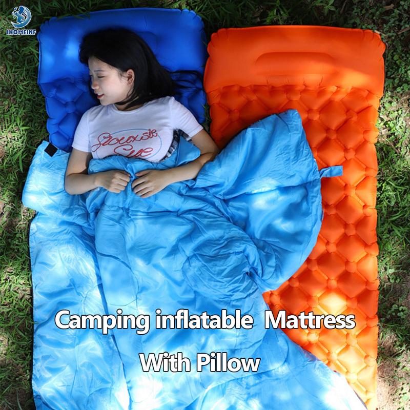 Outdoors Sleeping Pad for Camping Ultralight Air Mattress 30s Rapid inflation Camp Sleep Pad with pillow for Backpacking Hiking
Outdoors Sleeping Pad for Camping Ultralight Air Mattress 30s Rapid inflation Camp Sleep Pad with pillow for Backpacking Hiking