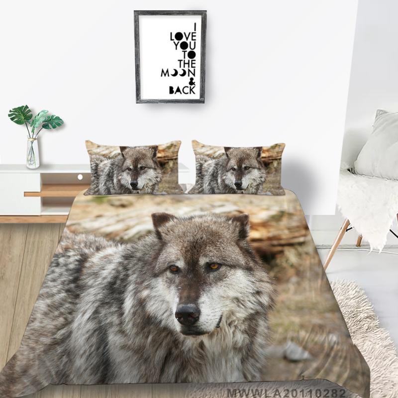 Wolf Series Bedding Set Full Size Classic 3D Wilderness Duvet Cover Set King Queen Single Double Comfortable Bed Nature, Style 9
Wolf Series Bedding Set Full Size Classic 3D Wilderness Duvet Cover Set King Queen Single Double Comfortable Bed Nature, Style 9