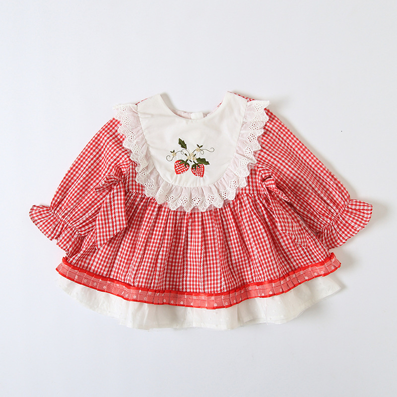 2021 New Girl for Wedding Party Plaid Baby Girls Birthday Outfits Elegent Embroidery Children's Es 0-3y Vctd, Red
2021 New Girl for Wedding Party Plaid Baby Girls Birthday Outfits Elegent Embroidery Children's Es 0-3y Vctd, Red