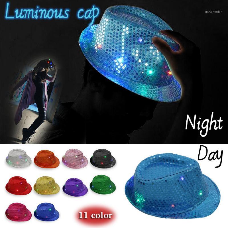 Club wear Show Hats Women Men Flashing Hat Light Up LED Sequin Fancy Dance Party Hat Stage Fedoras Cap Unisex Performance Caps1, Hot pink
Club wear Show Hats Women Men Flashing Hat Light Up LED Sequin Fancy Dance Party Hat Stage Fedoras Cap Unisex Performance Caps1, Hot pink