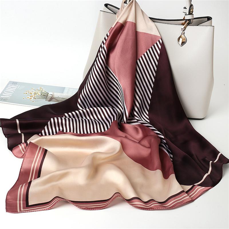 Scarves 70*70cm Fashion Print Women Scarf Spring And Autumn Square Silk Scarfs For Ladies Bandana Necks Foulard Femme
Scarves 70*70cm Fashion Print Women Scarf Spring And Autumn Square Silk Scarfs For Ladies Bandana Necks Foulard Femme