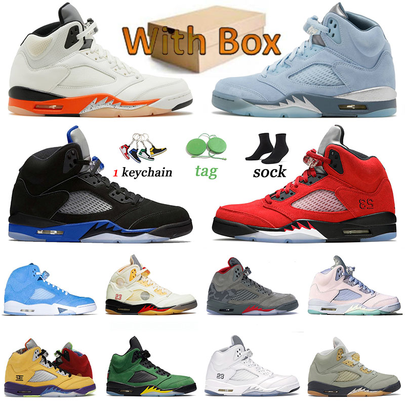 Wholesale 5 Jumpman Trainers Mens 5s Basketball Shoes Racer Blue Raging Camo Easter Blue Bird Green Bean Jade Horizon Men Sports Sneakers Shattered Backboard Size 47, B25 40-47
Wholesale 5 Jumpman Trainers Mens 5s Basketball Shoes Racer Blue Raging Camo Easter Blue Bird Green Bean Jade Horizon Men Sports Sneakers Shattered Backboard Size 47, B25 40-47