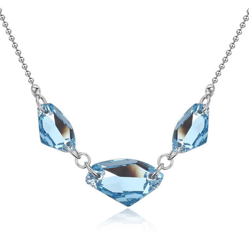 100% Original Crystal from Austria Rhodium plated Necklace&Pendant Bijoux For Women Concise geometrical fashion accessories
100% Original Crystal from Austria Rhodium plated Necklace&Pendant Bijoux For Women Concise geometrical fashion accessories