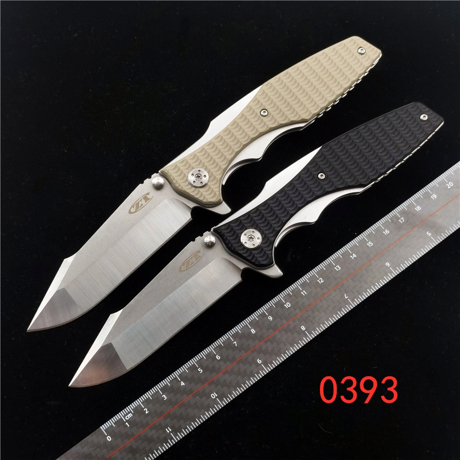 zero tolerance Folding Knives ZT0393 G10 Handle 9Cr18MoV Blade Outdoor Camping Survival Utility Tactical Knife
zero tolerance Folding Knives ZT0393 G10 Handle 9Cr18MoV Blade Outdoor Camping Survival Utility Tactical Knife