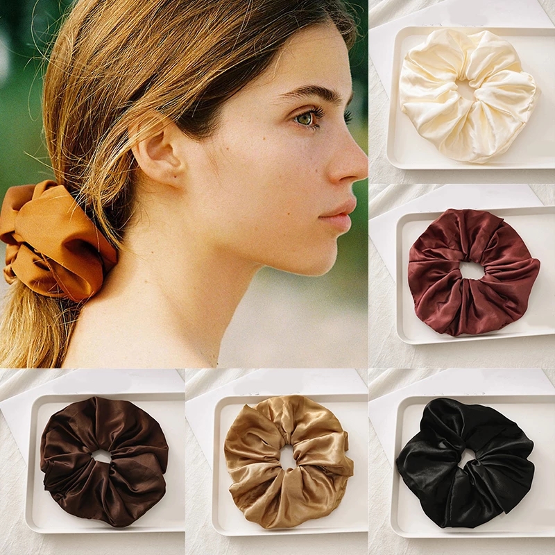 Oversize Scrunchies Big Hair Ties Elastic Hair Bands Girs Ponytail Holder Smooth Satin Silk Scrunchie Women Hair Accessories
Oversize Scrunchies Big Hair Ties Elastic Hair Bands Girs Ponytail Holder Smooth Satin Silk Scrunchie Women Hair Accessories