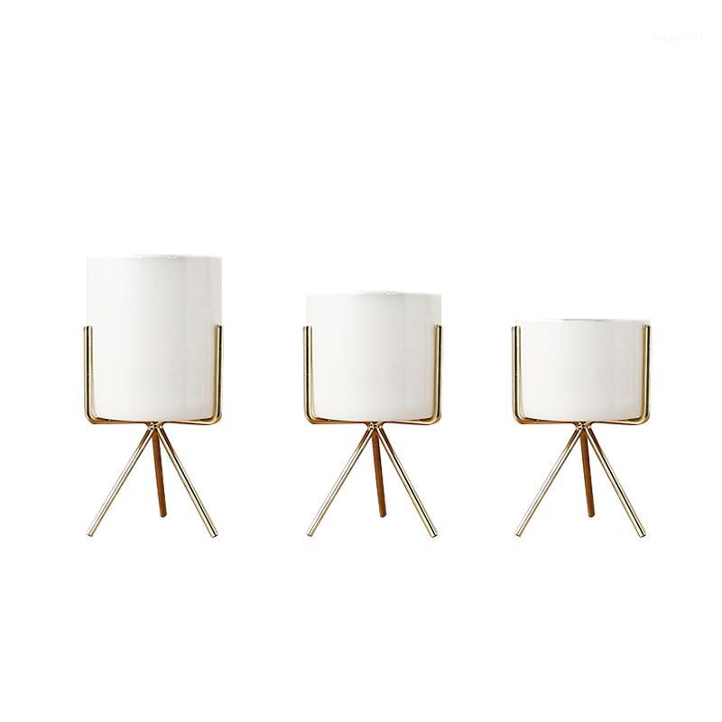Set Of 3Pcs Ceramic Flower Planters With Iron Shelf Succulent Plant Pot Home Decorative Flower Vase Without Hole Gold1
Set Of 3Pcs Ceramic Flower Planters With Iron Shelf Succulent Plant Pot Home Decorative Flower Vase Without Hole Gold1