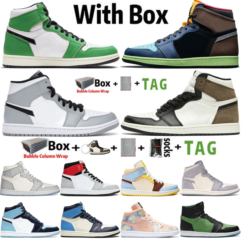 2022 With Box Jumpman 1 1s Mens Basketball Shoes Bred Patent Hyper Royal University Blue Heritage Lucky Green Dark Mocha UNC Chicago Obsidian Sneakers Trainer Size 12
2022 With Box Jumpman 1 1s Mens Basketball Shoes Bred Patent Hyper Royal University Blue Heritage Lucky Green Dark Mocha UNC Chicago Obsidian Sneakers Trainer Size 12