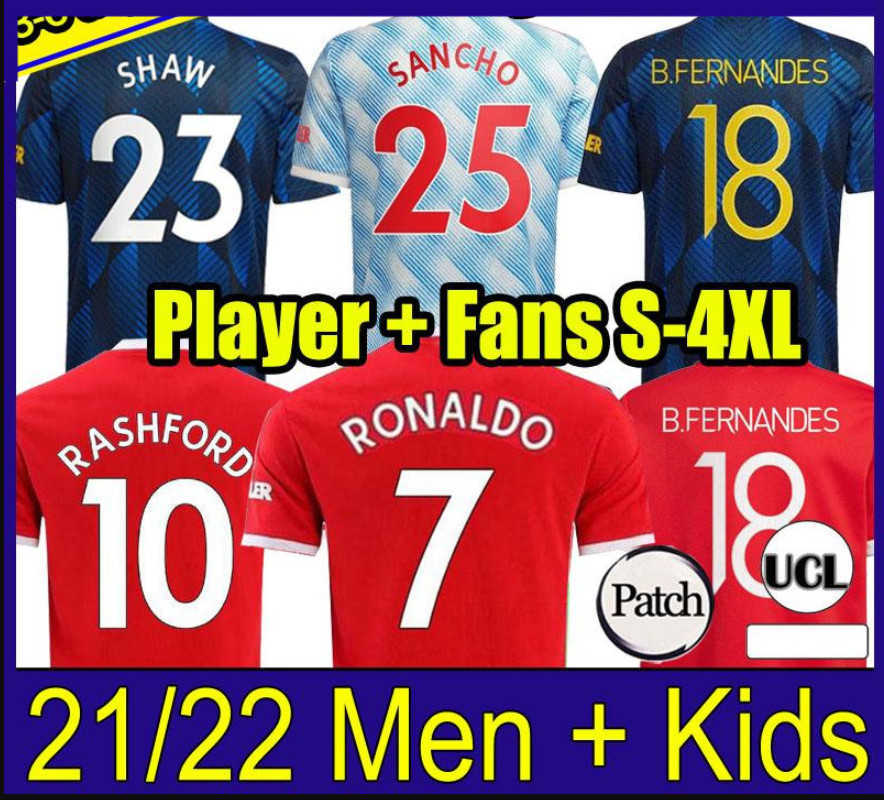 S-4XL Manchester soccer jersey UNITED RONALDO 21 22 Fans Player version MAN + KIDS FERNANDES LINGARD POGBA RASHFORD football shirt, Gray
S-4XL Manchester soccer jersey UNITED RONALDO 21 22 Fans Player version MAN + KIDS FERNANDES LINGARD POGBA RASHFORD football shirt, Gray